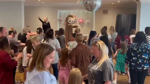 😎 We love a party host and mascot duo 🔥 👏 Even better when we see all the adults on the dance floor! 📲 For birthday party & events bookings message our team today for 2026! | Wicked Entertainment