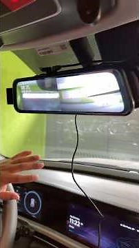 ￼Câmera Carro Espelho Retrovisor com Gravação Câmera Dupla