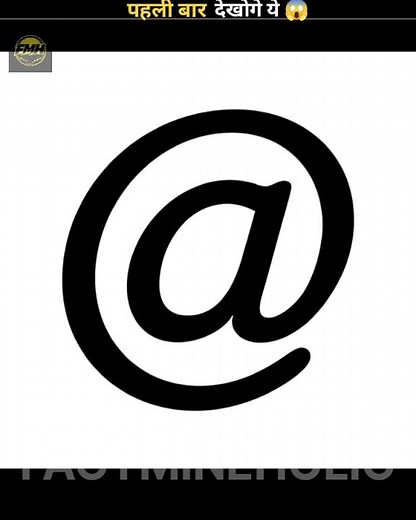 What is the meaning of this @ symbol 😱