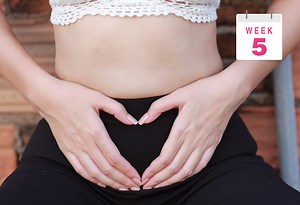 5 Weeks Pregnant: Symptoms, Baby Size, Body Changes & more