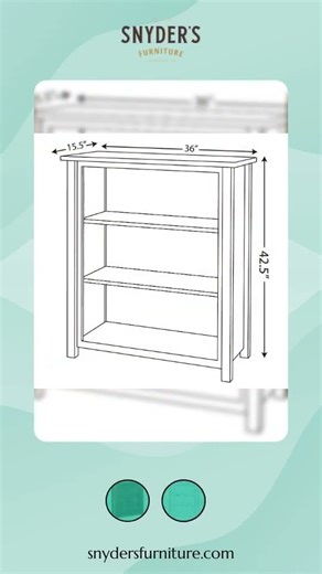 Amish Eshton Open Bookcase