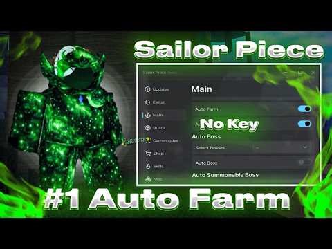 Sailor Piece Script Hack GUI - Auto Farm, Auto Quest, Infinity Tower, Sea 2 & MORE! [ NO KEY ]