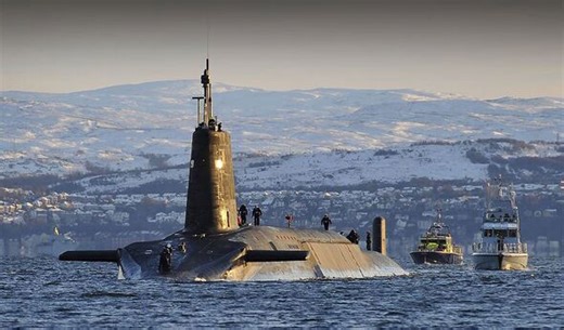 Submarine back in UK after longest patrol ever - 205 days at sea