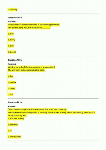 Hesi Grammar Practice Test video