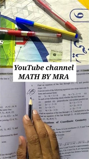 9th Class Math Chp 7 Imp Long Questions | #CoordinateGeometry #9thMath #Class9Math #MathGuess2026