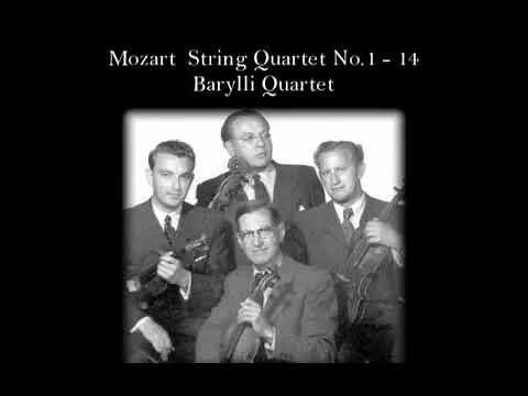 Mozart - String Quartet No. 1 - 14, Barylli Quartet