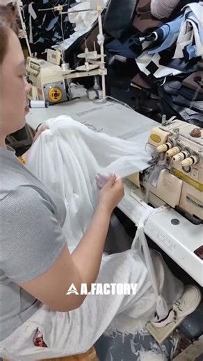 4-Thread Overlock Process | Clean Edge Finishing for Lightweight Fabric