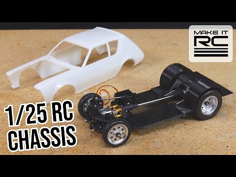RC AMC Gremlin Drag Build 3D Printed Chassis Assembly