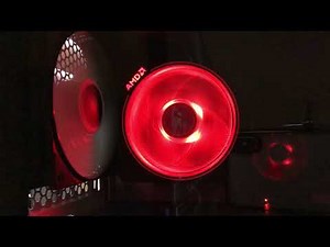 AMD Wraith Prism lighting effects with Coolermaster software