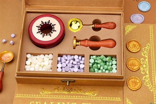 Custom Wax Seal Stamp Set, Personalized Wax Seal Stamp Kit, Wedding Wax Seal Kit, Initial Wax Stamp Seal, Letter Wax Stamp for Unique Gifts - Etsy UK