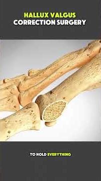Hallux Valgus (Bunion) Surgery Explained | Step-by-Step Procedure & Recovery #orthopedicsurgery