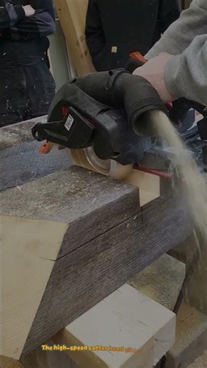 Heavy Mafell NF Milling Machine Cuts Precision 230V Notch In Thick Timber Beam #tools