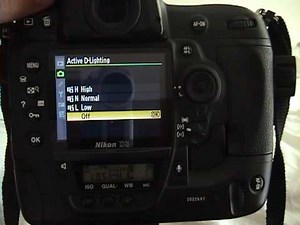 How to Use active D-lighting on a digital SLR camera