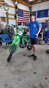 1.6M views · 53K reactions | Time for a Service #junkyard #moto #kx #kawasaki #abandoned #forgotten #junkyardjack #rancherokid #cleftstrong | Speed Bump Garage | Facebook