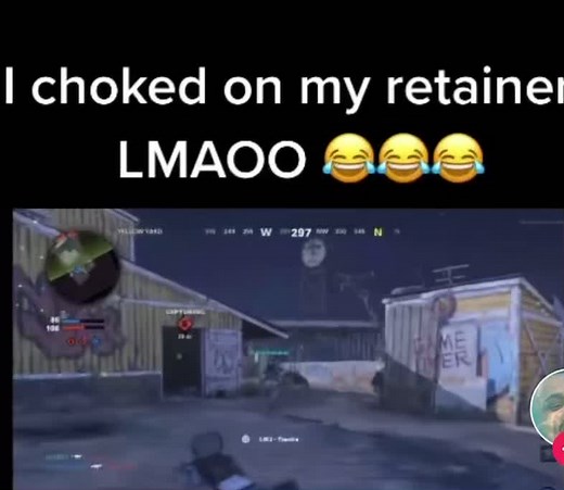 I CHOKED ON MY RETAINER WORDS OF A GOD #funny #lol #gaming #console #pc #memes #fy #fyp #RETAINER #viral #foryou