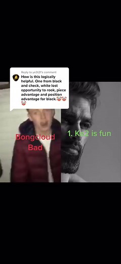 Reply to @ye3t21 Bongcloud good, chess is actually fun #chess #chesstok #LaysGoldenDuet #gigachad #chessmemes