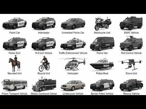 Every Type of Police Vehicle Explained
