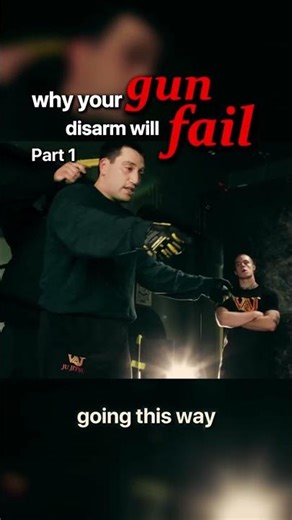 How to defend agaist gun on head and why your gun disarm will fail you #shorts