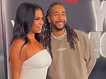 Nia Long poses alongside Omarion at the premiere of Netflix's 'You People' in LA
