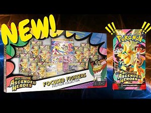 Opening Ascended Heroes Focused Fighters Premium Collection Box