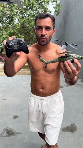 Helicóptero RC Militar de Cont
