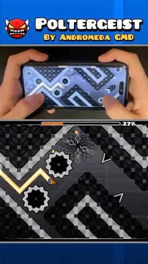 Poltergeist Mobile 100% - 11294 Attempts! #geometrydash