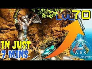 How To Reach Lvl 70 Easily Under 7 Mins| Note Run | ARK Ascended |The Island|