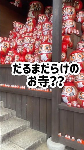 【勝負運！ダルマだらけのお寺？】圧倒的な数のダルマ！#旅行#大阪#osaka#勝尾寺#だるま#ショート#パワースポット #観光#お寺