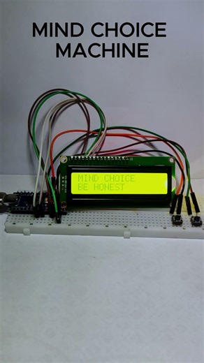 Mind Choice Machine #arduino #electronics