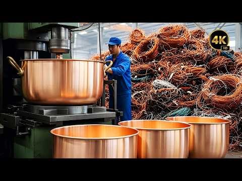 How Electrical Wire is Made | Copper Industry Process (Ore to Cable)