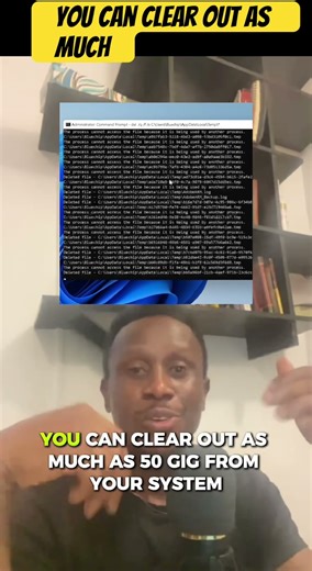 How to remove cache files and free up as much as 50G on your laptop without deleting personal files.