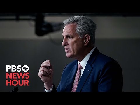 WATCH: House Minority Leader McCarthy gives eight-hour speech to stall Build Back Better bill