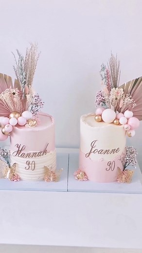 Twin 30th Birthday Cake Ideas for Her