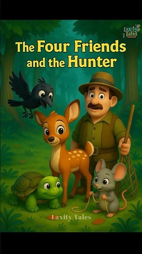 The Four Friends and the Hunter
