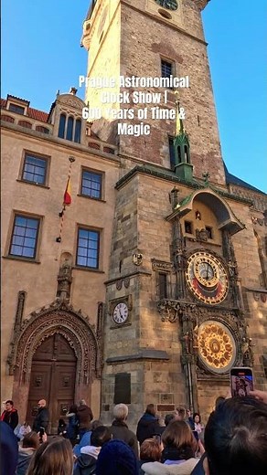 Prague Astronomical Clock Show | 600 Years of Time & Magic 🕰️✨