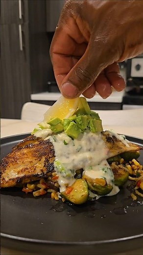 Blackened Tilapia Masterpiece — Crispy, Creamy & Full of Flavor! (Chef-Style Dinner)