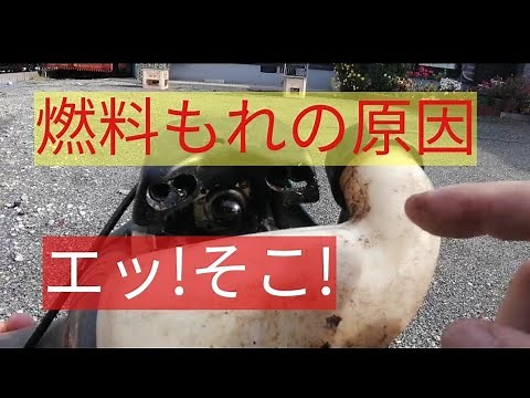 Lawnmower: We repaired the unexpected cause of fuel leaks and overheating.