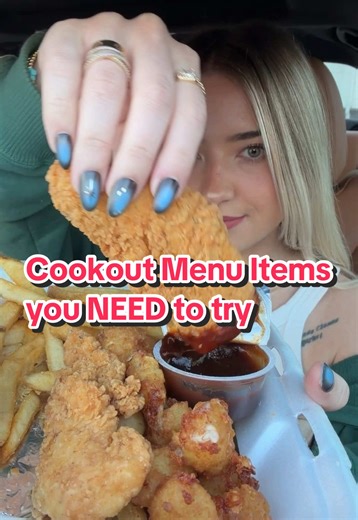 Menu items worth ordering at COOKOUT part 1 #cookout #fastfood #foodreview #food #eating