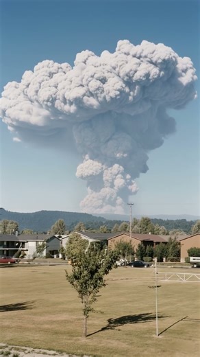 Mount St. Helens 4K Eruption — 15-Mile Ash Plume from Kelso, Washington | Massive 40-Mile Cloud