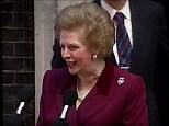 Margaret Thatcher resignation speech in 1990