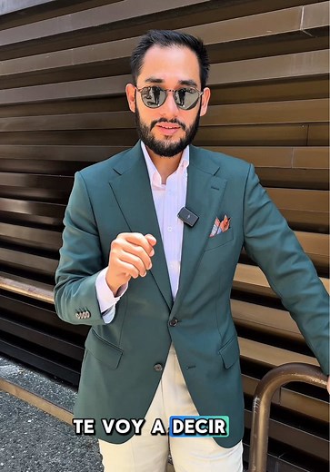 Cómo lucir un saco verde con estilo