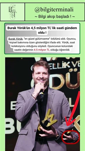 Burak Yörük servet değerinde saati olay oldu #burakyörük #para #magazin