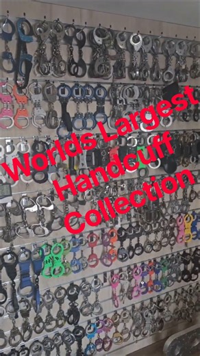 Largest Handcuff Collection Doncaster Restraint Museum #handcuffs #handcuffed #amazing #restraint