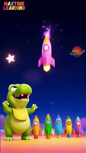 ABCD Song with Baby T-Rex #toddlerlearning #maxtimelearning