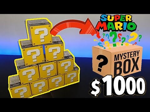 Abriendo cajas Misteriosas de Mario Bros 📦🍄 Paquete Sorpresa de $1000 🔥 Gepxho