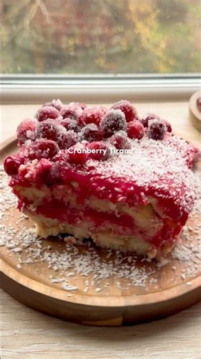 A Festive Tiramisu… with Cranberry Curd #cranberry #tiramisu #christmasbaking