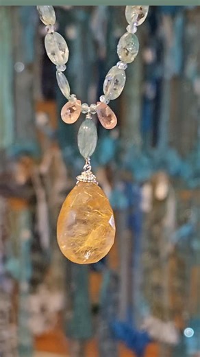 Inspired by warm days at the beach. So many great vibes in this one of a kind set. You can purchase the pieces individually or save 20% on the set. 🩵💛🩵 | Kristin Ford Jewelry With Meaning