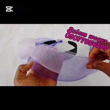 Elegant Purple Fascinator Tutorial 💜✨ #diy