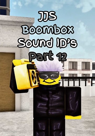 Sound ID’s for boombox part 12…🎵| JJS | #roblox #jujutsushenanigans #jjs #boombox #ids