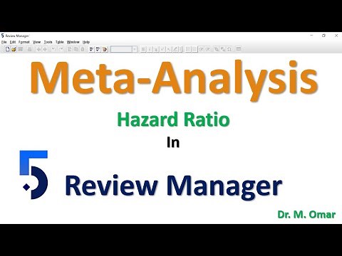 Meta Analysis using Hazard ratio in Review manager RevMan
